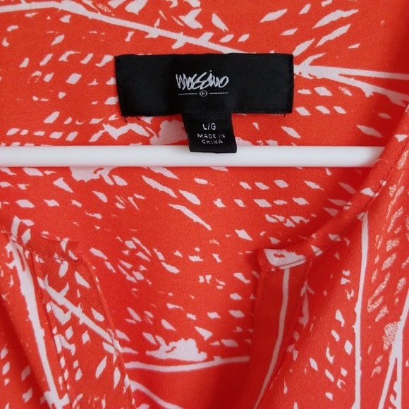Mossimo Orange Button-down Top - Picture 6 of 7